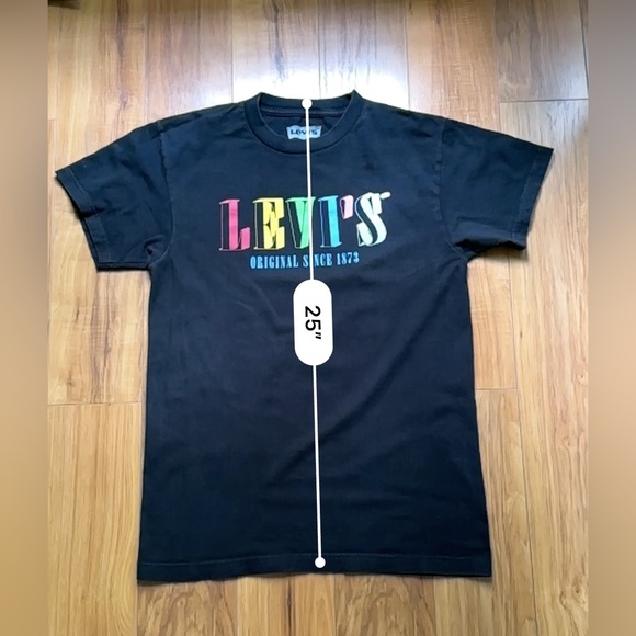 Levi's Multicolor Logo Black T-Shirt - Picture 3 of 6